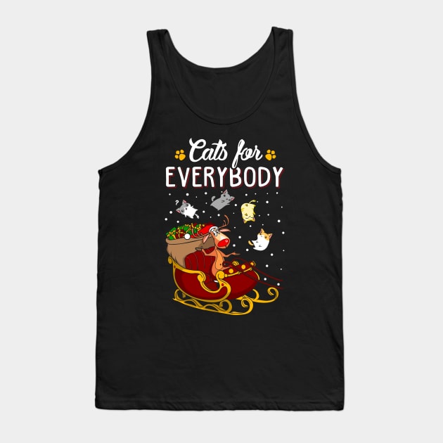 Dogs Ugly Christmas Sweater. Dogs For Everybody Matching Sweatshirts. Tank Top by KsuAnn